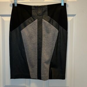 Ann Taylor - Tweed & Leather skirt (NWT)